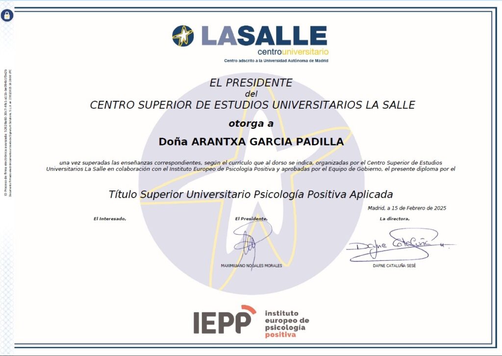 titulo psicologia positiva