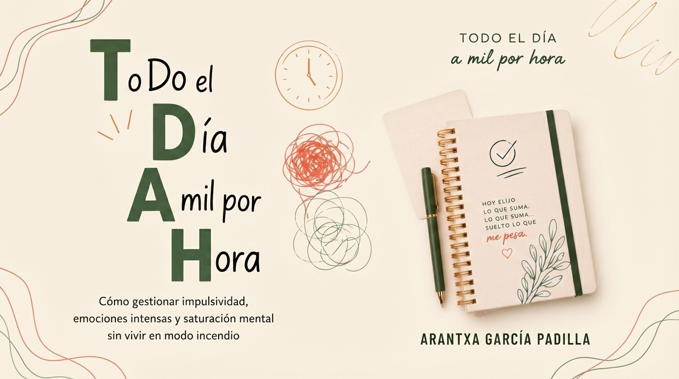 Todo el día a mil por hora y Planner Anticaos para TDAH adulto